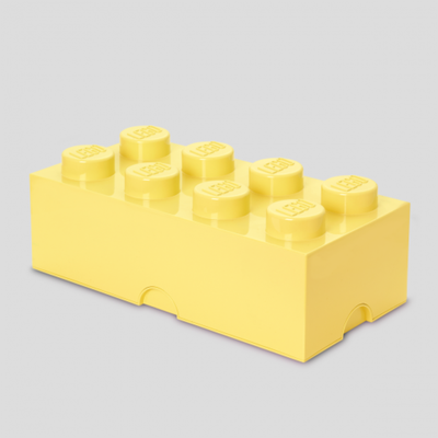 Room Copenhagen - 樂高 LEGO® 8凸收納盒(多色可選) (淺黃色)