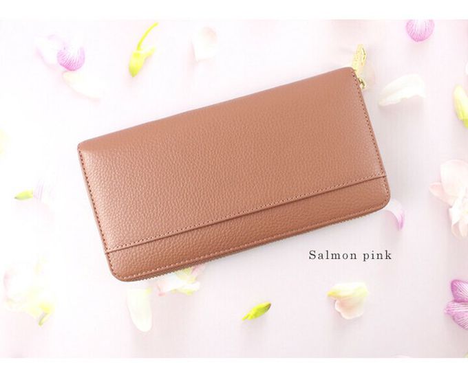 日本 LIZDAYS - [樂天No.1] 收納分層拉鍊真皮長夾-濃綠 (20x10.5x2.5cm)