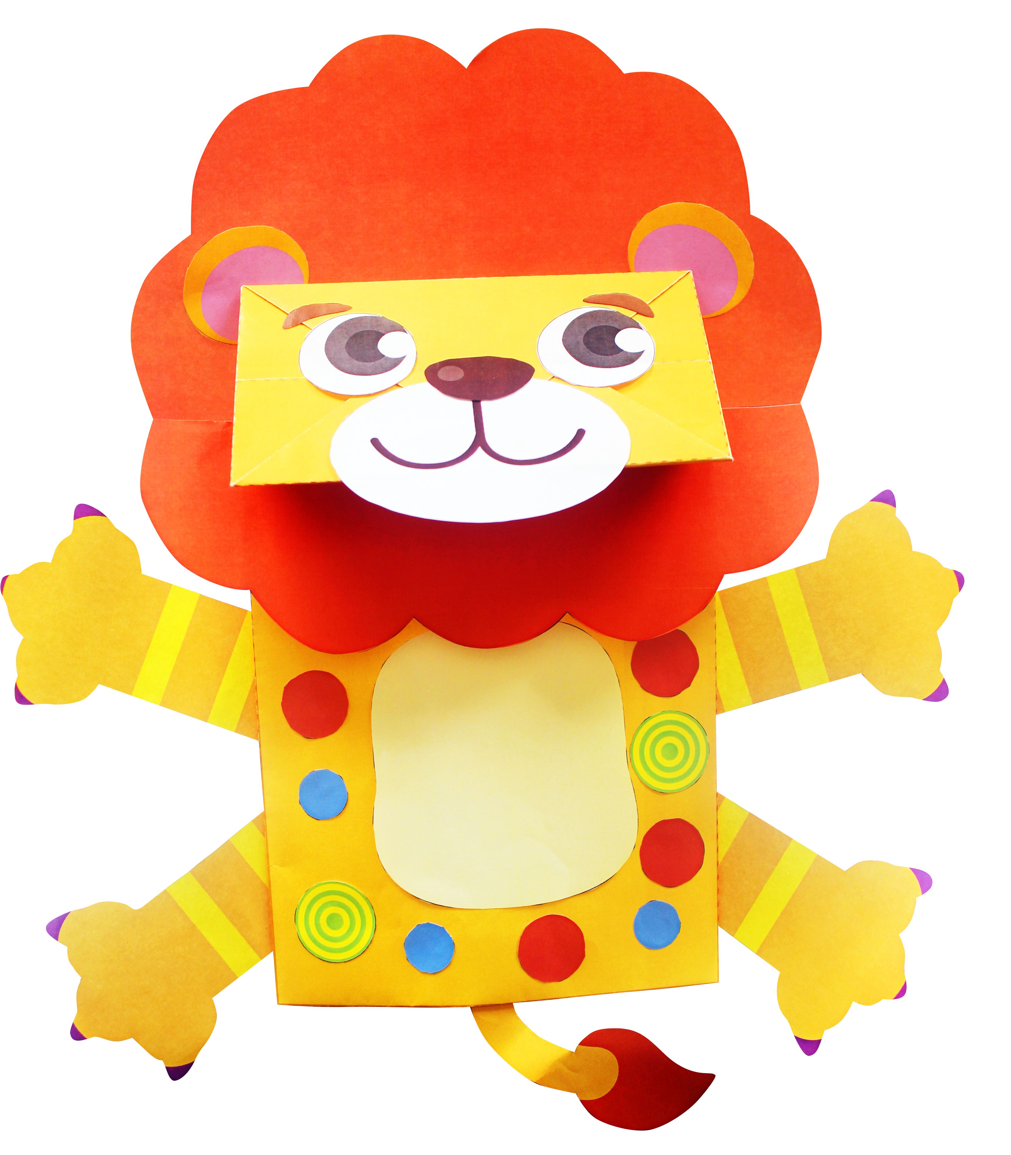 小手動動，紙袋手偶