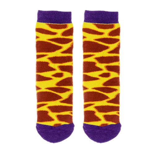 【英國Squelch】 - 防滑棉襪-Giraffe俏皮長頸鹿 (3-6Y)