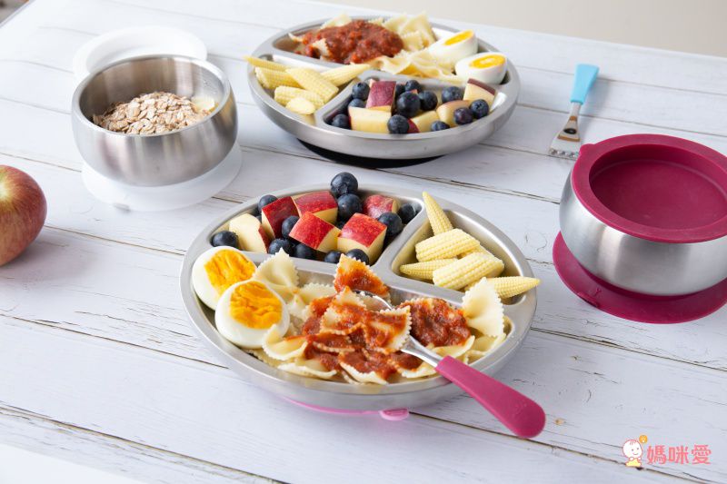 用到小學沒問題【Avanchy】分隔吸盤餐盤，自主吃飯首選