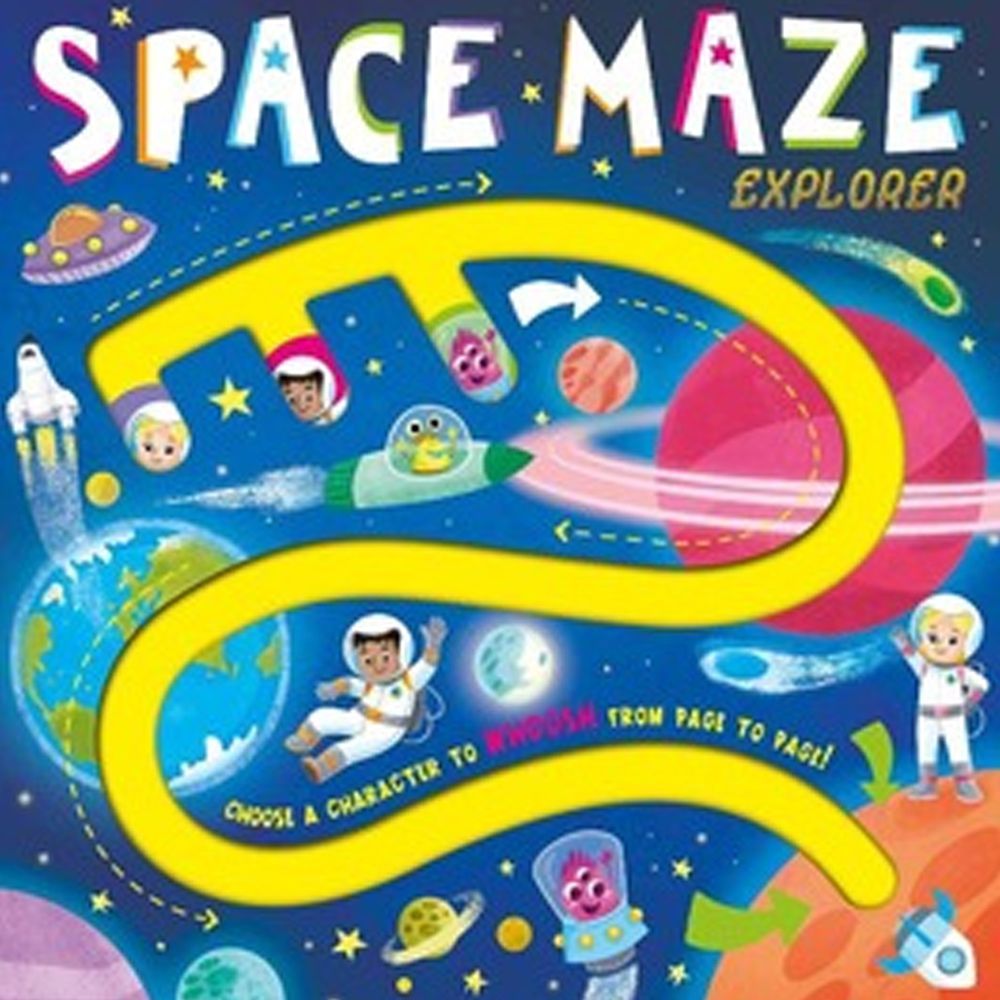Space Maze Explorer 外太空探索(手指迷宮書)