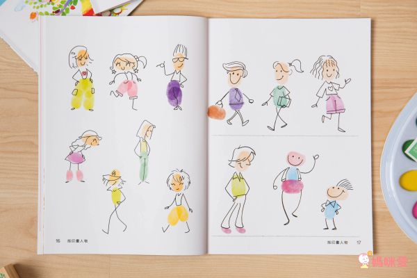 ilovekids - 指印畫印台+動物書