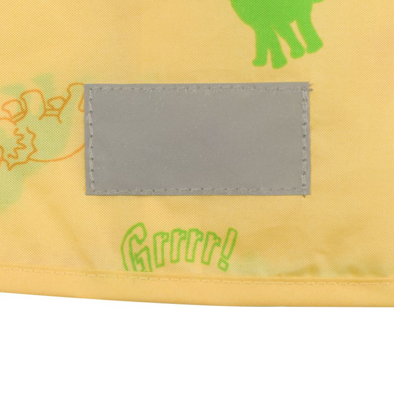 akachan honpo - 短斗篷式雨衣-恐龍-黃色 (80~95cm)