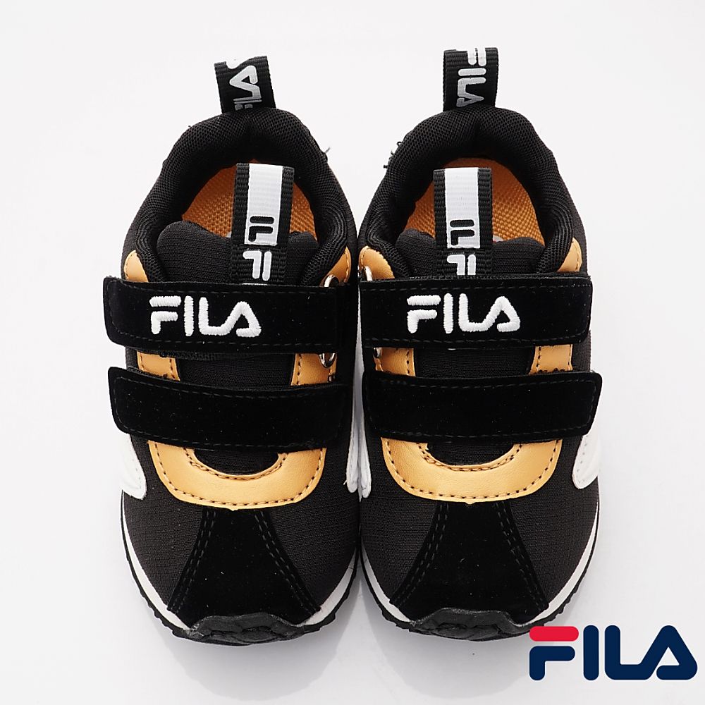 FILA - 經典慢跑鞋(中小童段)-運動鞋-黑