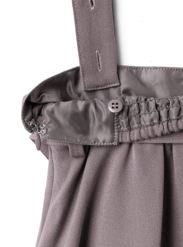 日本 GRL - 甜美修身高腰吊帶裙(附腰帶)-時尚黑