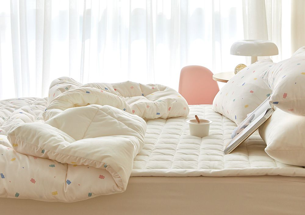 韓國 Maatila - 可水洗超細纖維桃皮感棉被(冬被)-軟糖熊熊