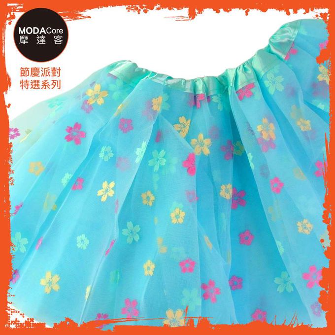 MODACore 摩達客 - 摩達客★萬聖派對變裝扮★兒童藍朵仙子二件組(翅膀/藍色裙)★Cosplay