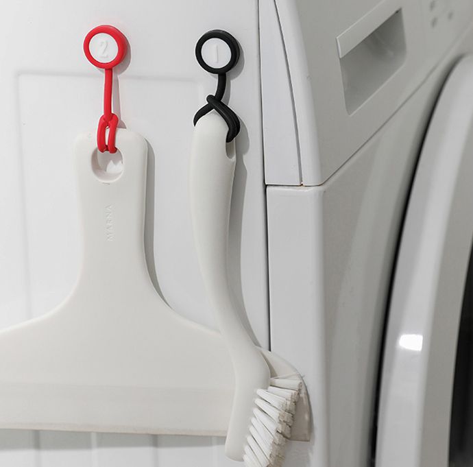 日本霜山 - 磁吸式萬用矽膠綁扣掛繩-9入