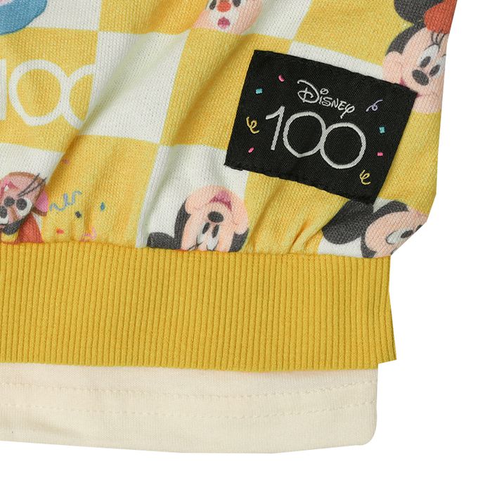 akachan honpo - 休閒上衣-迪士尼 格子-黃色