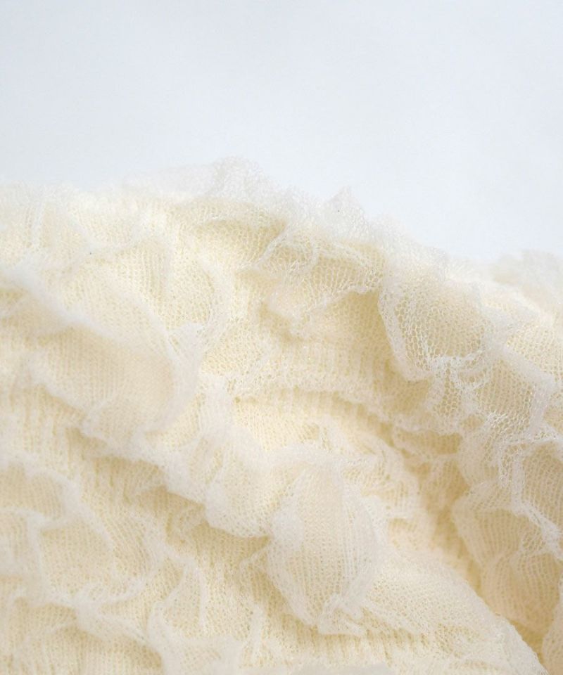 日本 zootie - 雲朵抓皺微喇叭美腿長褲-黑