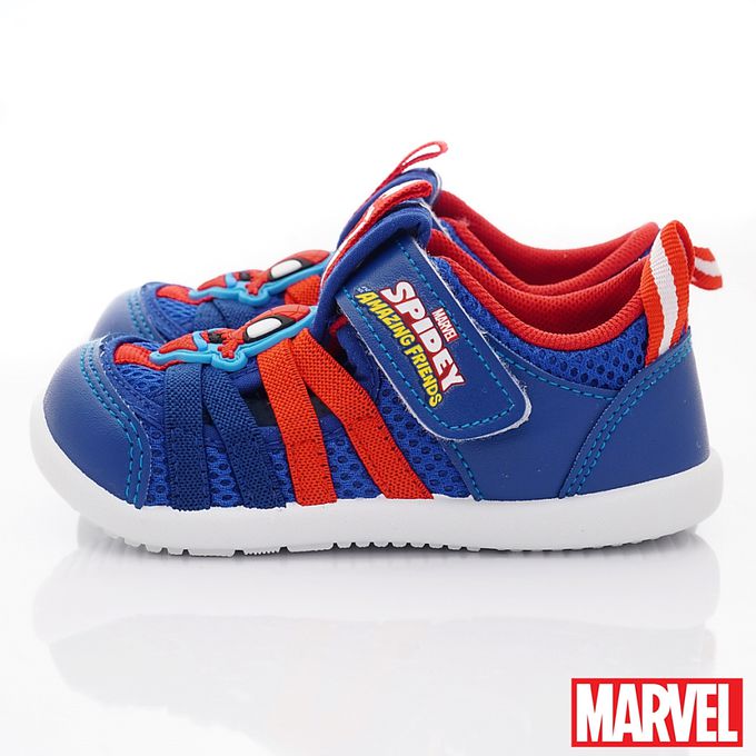 冰雪奇緣 - 台灣製蜘蛛人水陸涼鞋-MNK35666藍-中童段-水涼鞋-藍