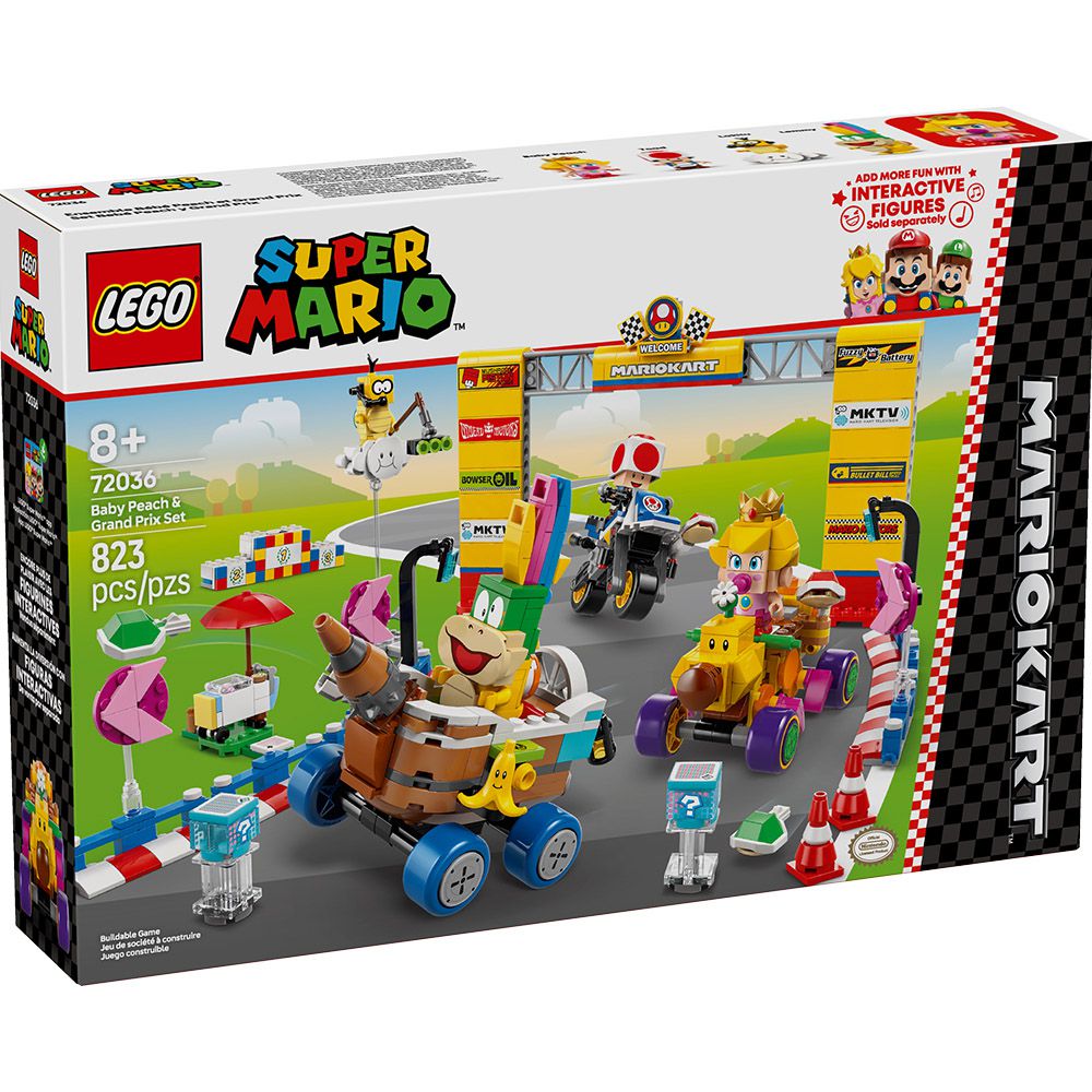 LEGO 72036 Super Mario 超級瑪利歐系列 - 瑪利歐賽車 碧姬寶寶與大獎賽組合