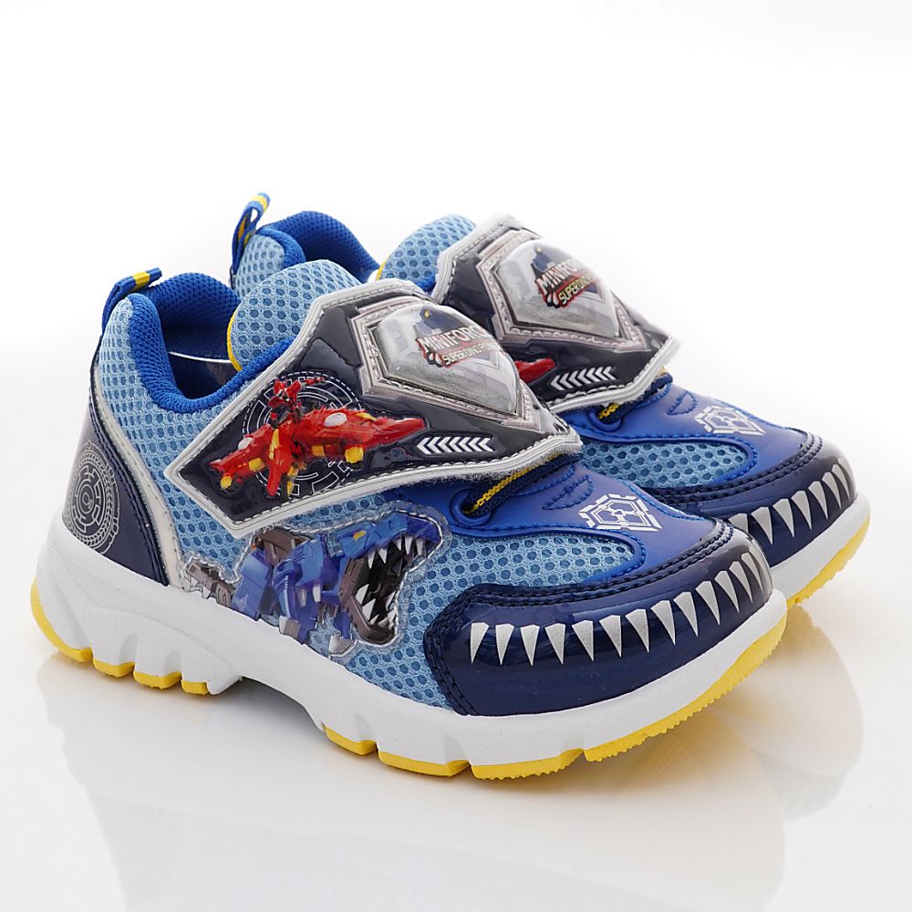 迷你特工隊 - 卡通迷你特工隊電燈運動鞋(中小童段)-藍