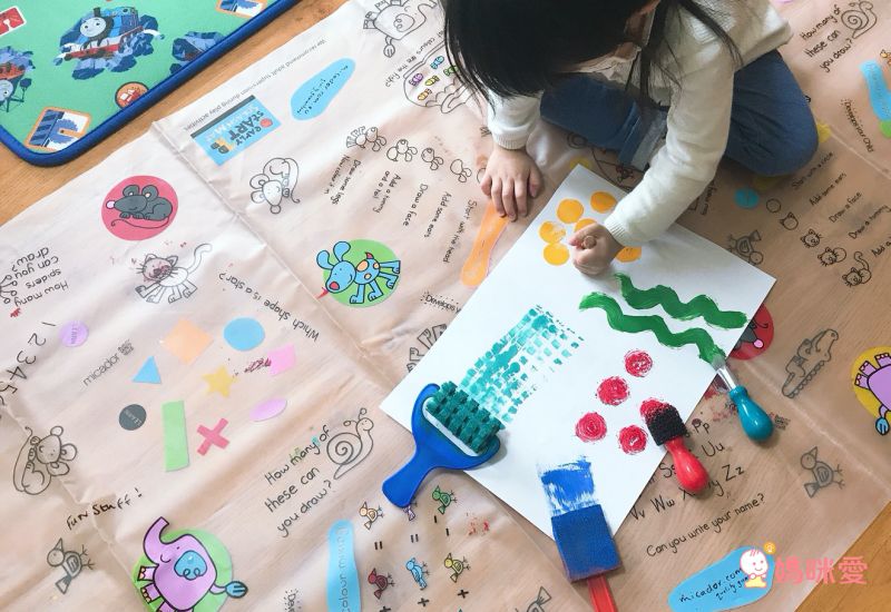 澳洲 Micador - 小畫家工具組-泡泡小畫筆*2+3種不同照型海綿刷(共五支)