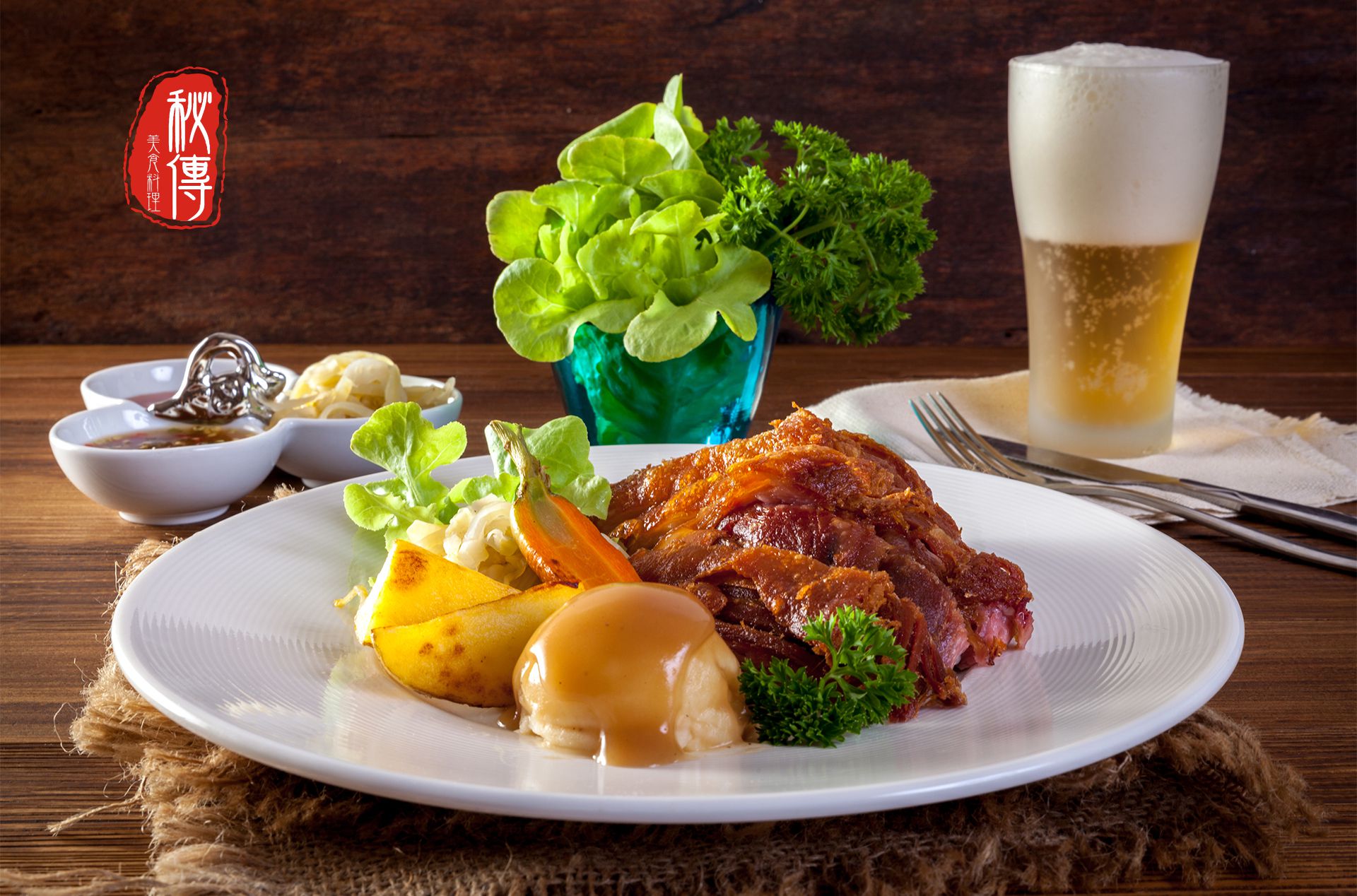 傳奇國宴名菜！【秘傳美食】德國豬腳/豬肋排/蜜汁火腿三明治