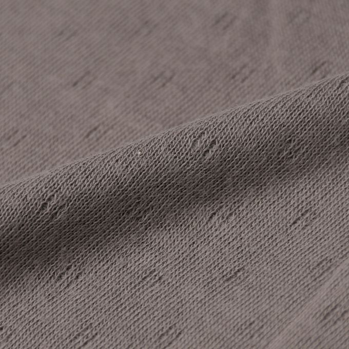 akachan honpo - 長袖前開包屁衣2件組-蓬鬆棉 木馬&橫紋-咖啡色