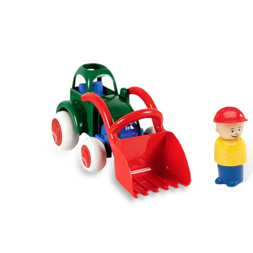 瑞典Viking toys - Jumbo搬沙迪哥車(含1隻人偶)-28cm