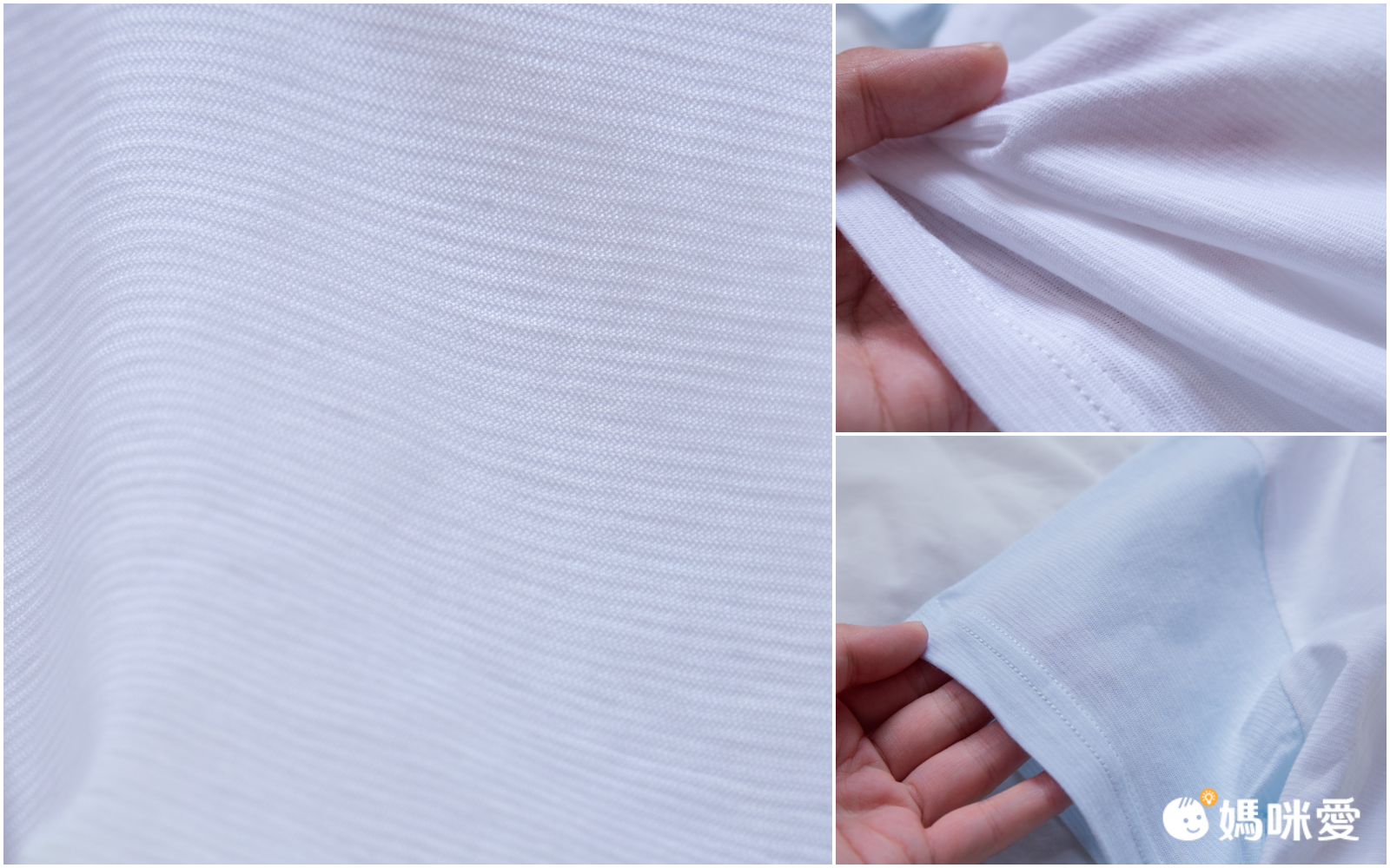 角落小夥伴 - 100%純棉兒童短袖套裝(台灣製)-角落生物白底花褲-藍