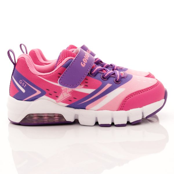 GOODYEAR - 運動童鞋-繽紛氣墊慢跑鞋(中童)-粉