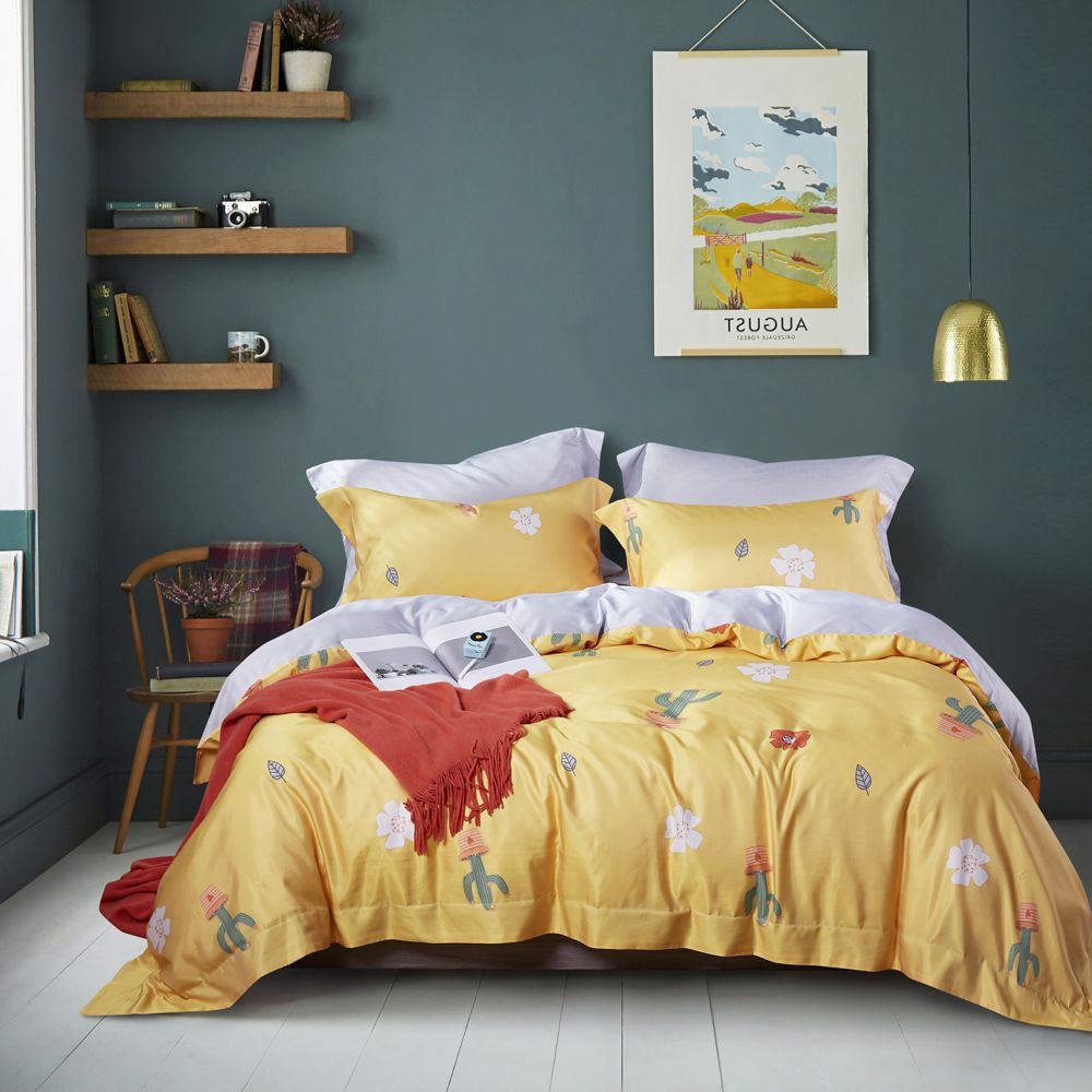 吸濕排汗天絲-熱浪-單人床包被套組(含床包*1+被套*1+枕套*1)