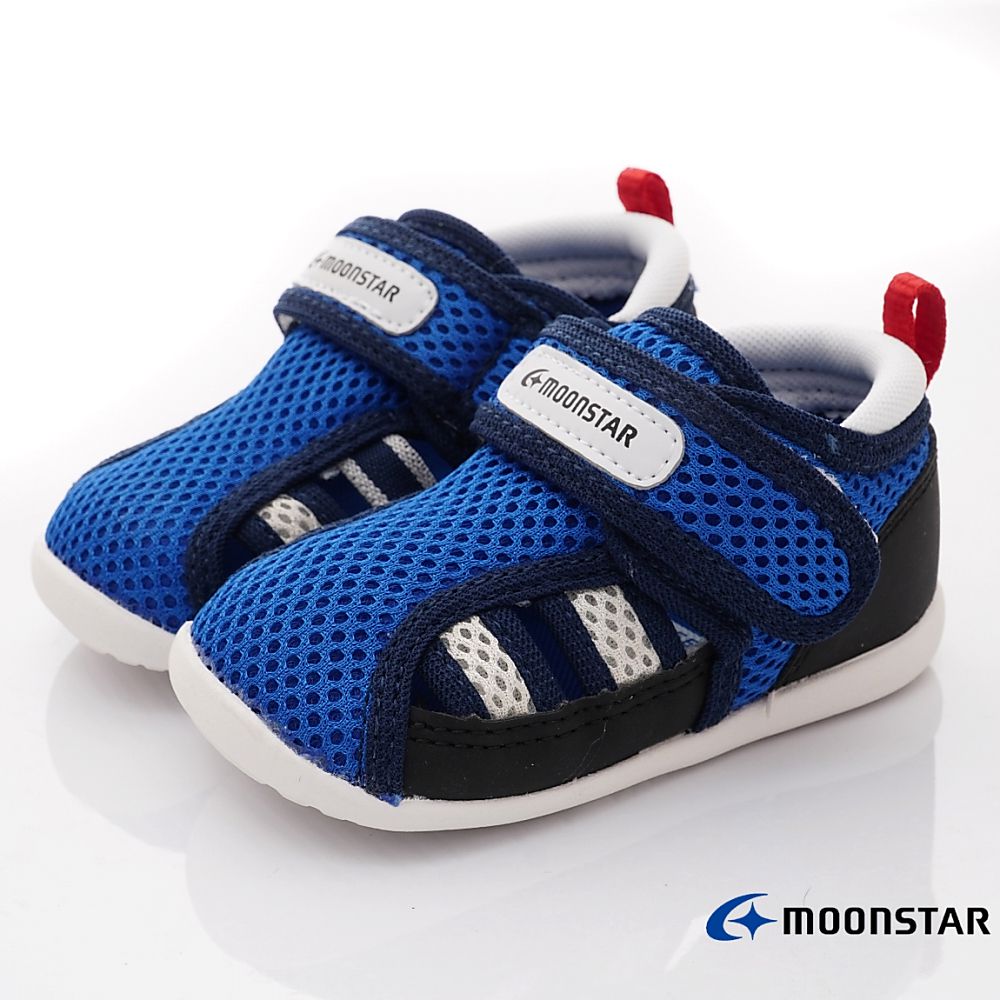 MOONSTAR日本月星 - 穩健寶寶學步鞋(寶寶段)-寶藍