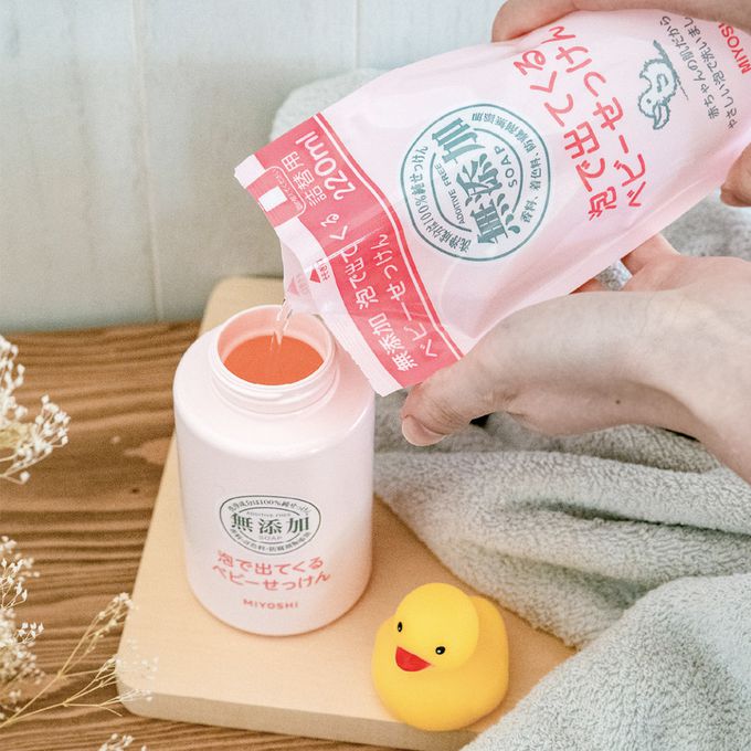 日本 MIYOSHI 無添加 - 無添加嬰幼兒泡沫沐浴乳-250ml