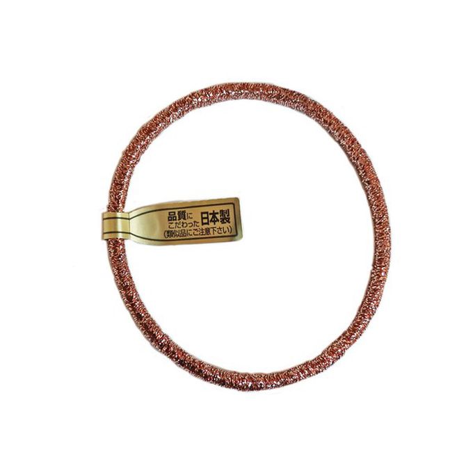 日本 Melody Accessory - 日本製 專利耐用閃亮金蔥髮圈(5入組)-銀