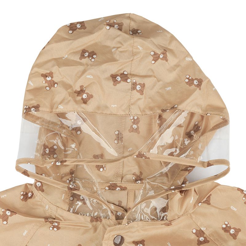 akachan honpo - 雨衣-小熊-淺卡其色