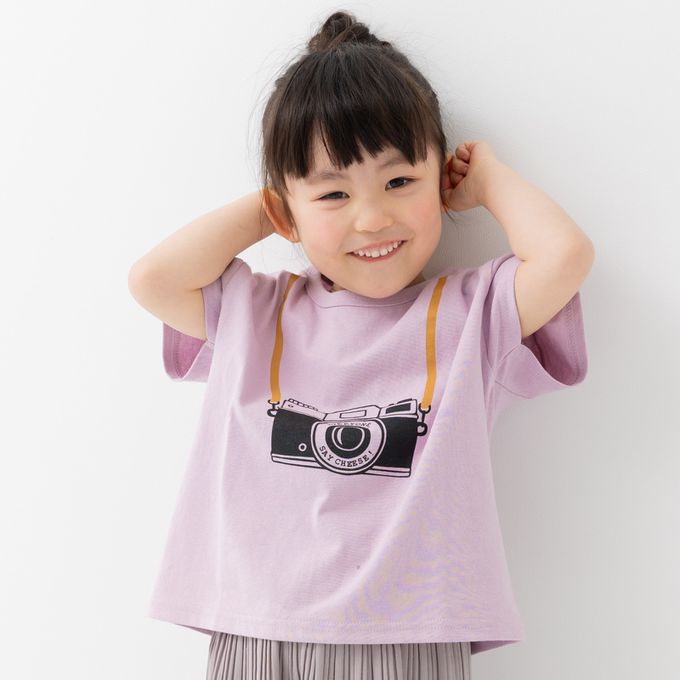 日本 Chil2 - 100%棉 定番印花短袖上衣-龍蝦-薄荷綠