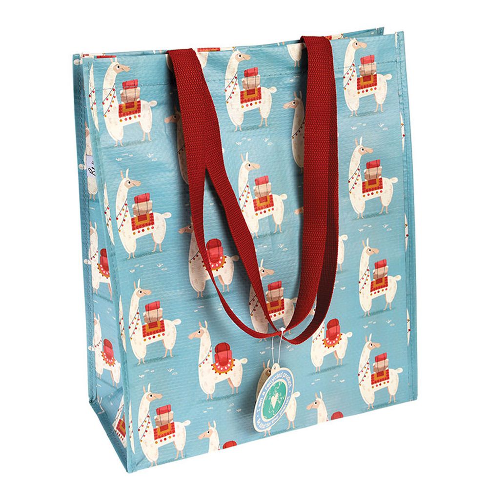 英國 Rex London - 環保多功能購物袋/萬用袋-可愛羊駝