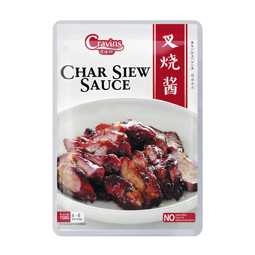 新加坡 Cravin's 可味飲 - 叉燒醬包-150g/包*3入組