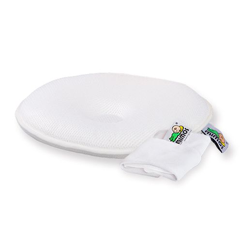 西班牙 MIMOS - 3D 自然頭型嬰兒枕-枕頭x1+白枕套x1