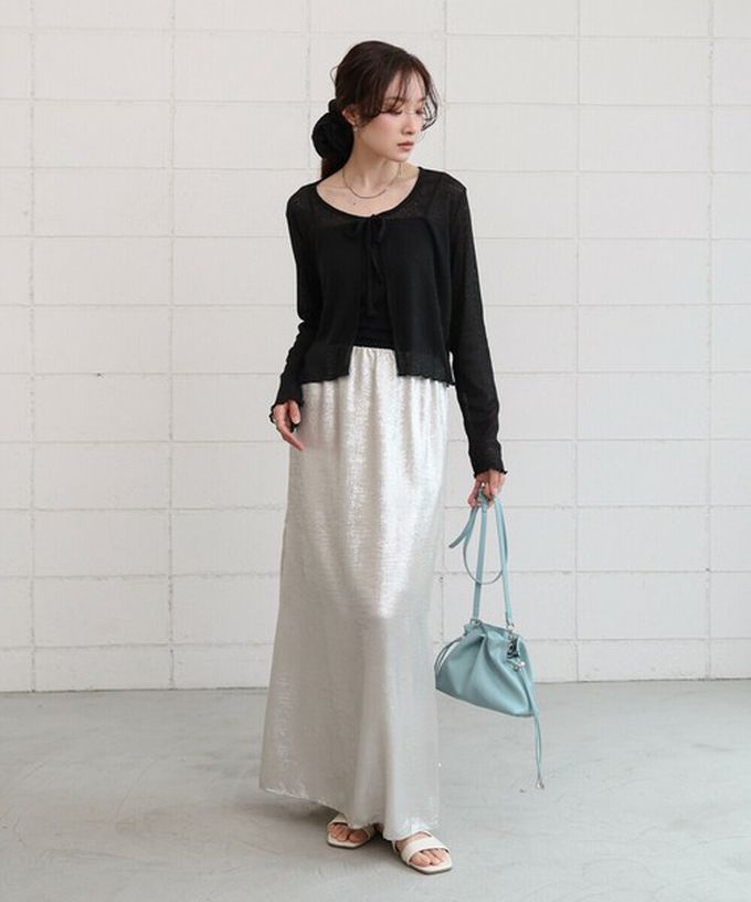 日本 Bab - 輕巧抽繩可愛感側背小包-米杏