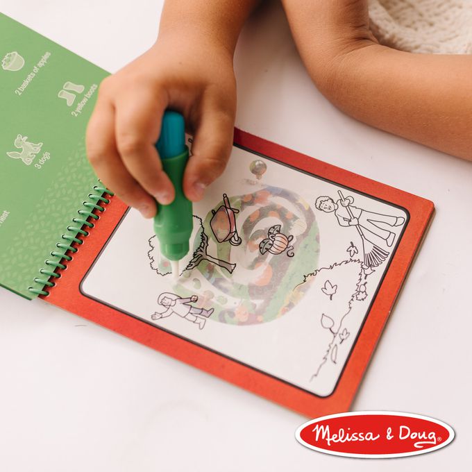 美國瑪莉莎 Melissa & Doug - 旅遊樂-水畫冊,Let's Explore-春夏秋冬