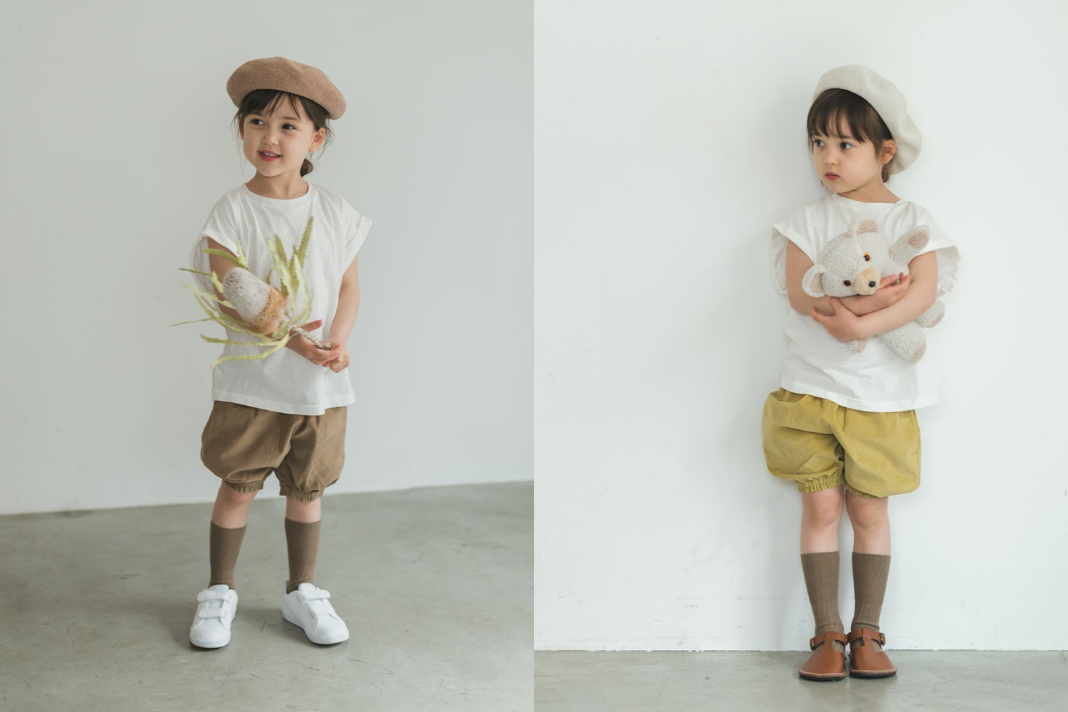 日本 riziere - 純棉澎澎燈籠短褲-摩卡棕