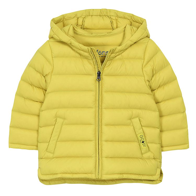 韓國 alfonso - 80/20輕量羽絨外套-黃