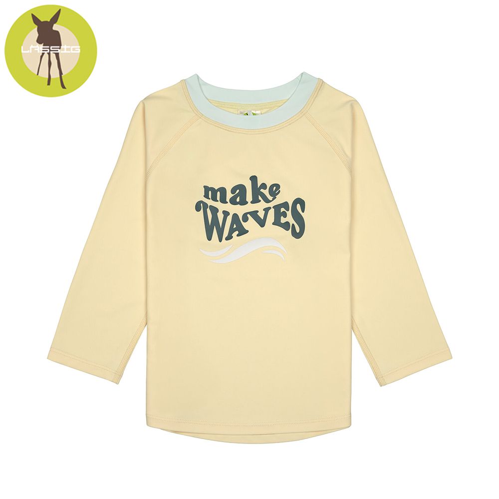 嬰幼兒抗UV長袖泳裝上衣-掀起浪花