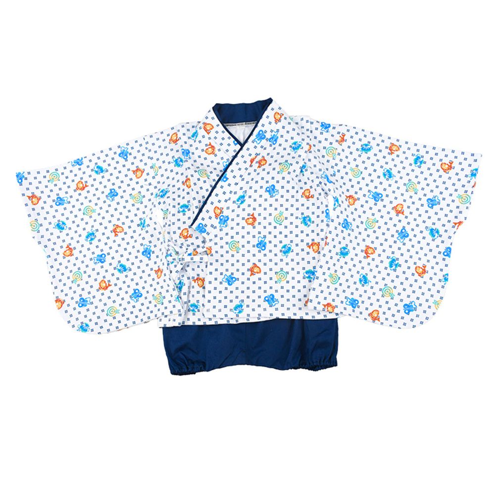 akachan honpo - 袴連身衣(兩件式)-深藍色