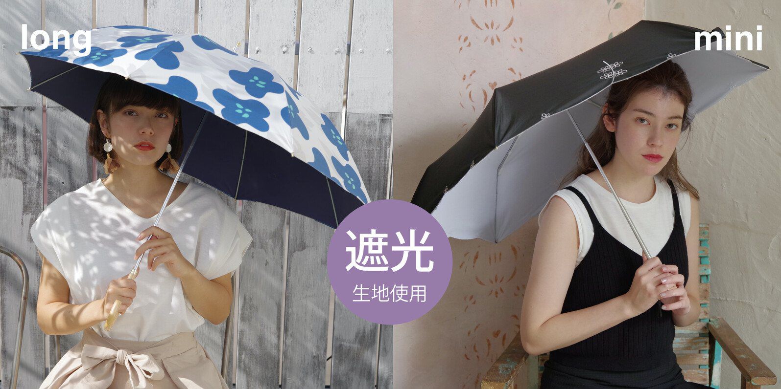 日本 nifty colors - 抗UV輕量 晴雨兩用折疊傘-美味櫻桃-陽光黃 (直徑98cm/195g)