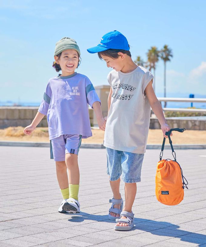 日本 devirock - 接觸涼感 抗UV變色背心上衣(神戶水族館聯名）-章魚-灰杏