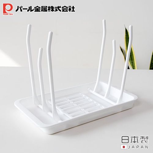 日本製可折疊收納瀝水杯架-2入組