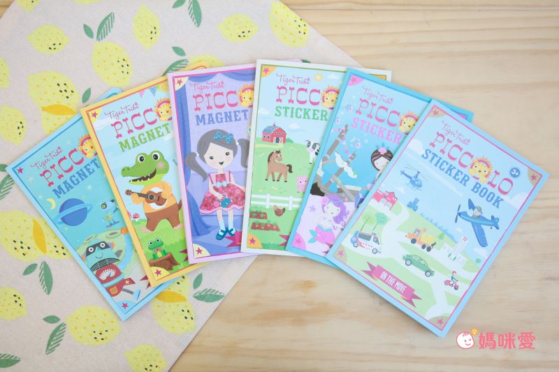近60種主題！比利時繪本風磁鐵書 x 隨身貼紙書