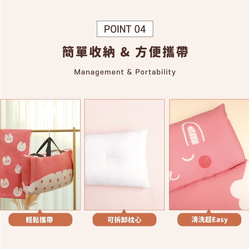 韓國 BeBe Clair - all-in-one雙面可愛造型睡袋-可愛小獅子