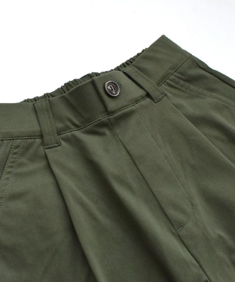 日本 zootie - COOLTOUCH 修身定番五分褲-深卡其