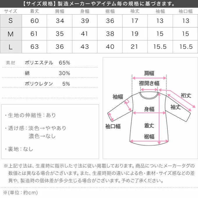 日本 Kobe Lettuce - [人氣定番]彈性羅紋短袖上衣-(可選領)-黑