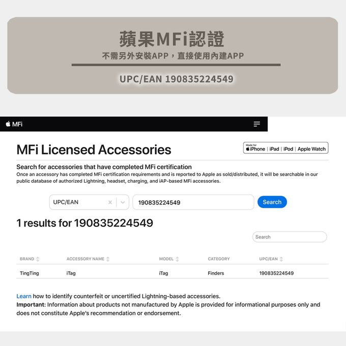 iFind - 全球定位器 防丟器 免插卡 蘋果MFi認證 NCC認證(寵物定位器 老人防走失 追蹤器) (金屬白色)
