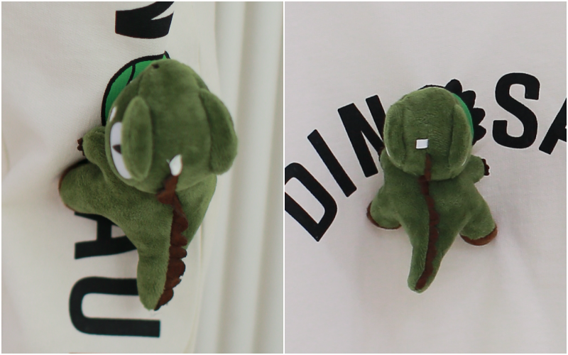 韓國 Coco rabbit - 恐龍娃娃休閒套裝-象牙白