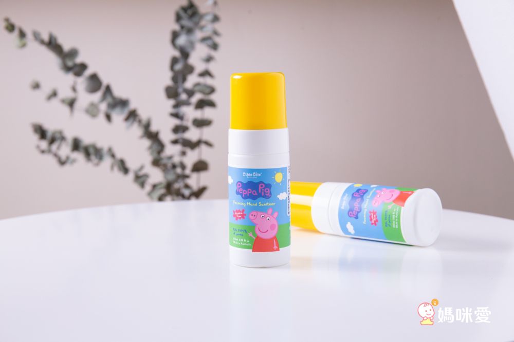 澳洲 Bubba Blue - 無酒精乾洗手慕斯-無香-佩佩豬-100ml