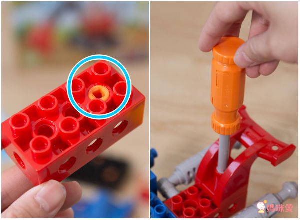 BanBao 邦寶積木 399 元↗【小月齡、大顆粒】學習積木 ✖ 轉轉動手操作